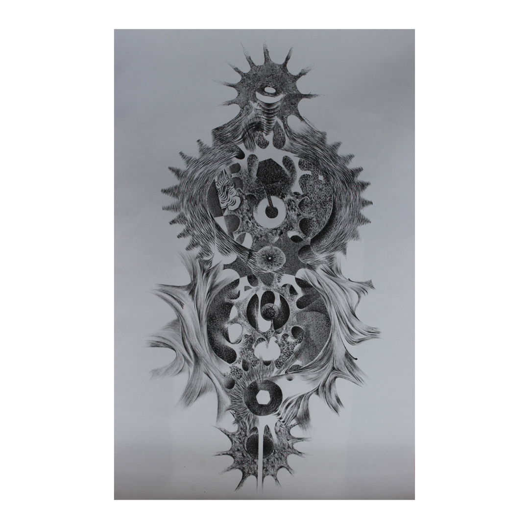 Artwork 7 - Untitled, Pen & Drawing, 29.5 x 21.5, 2010